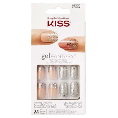 Kiss Nails Gel Fantasy Short Design Press On Nails