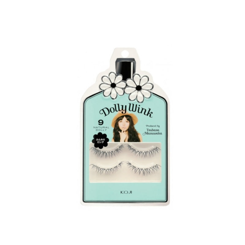 Koji Dolly Wink Fake Eyelashes No. 9 Natural Dolly 2 Pairs