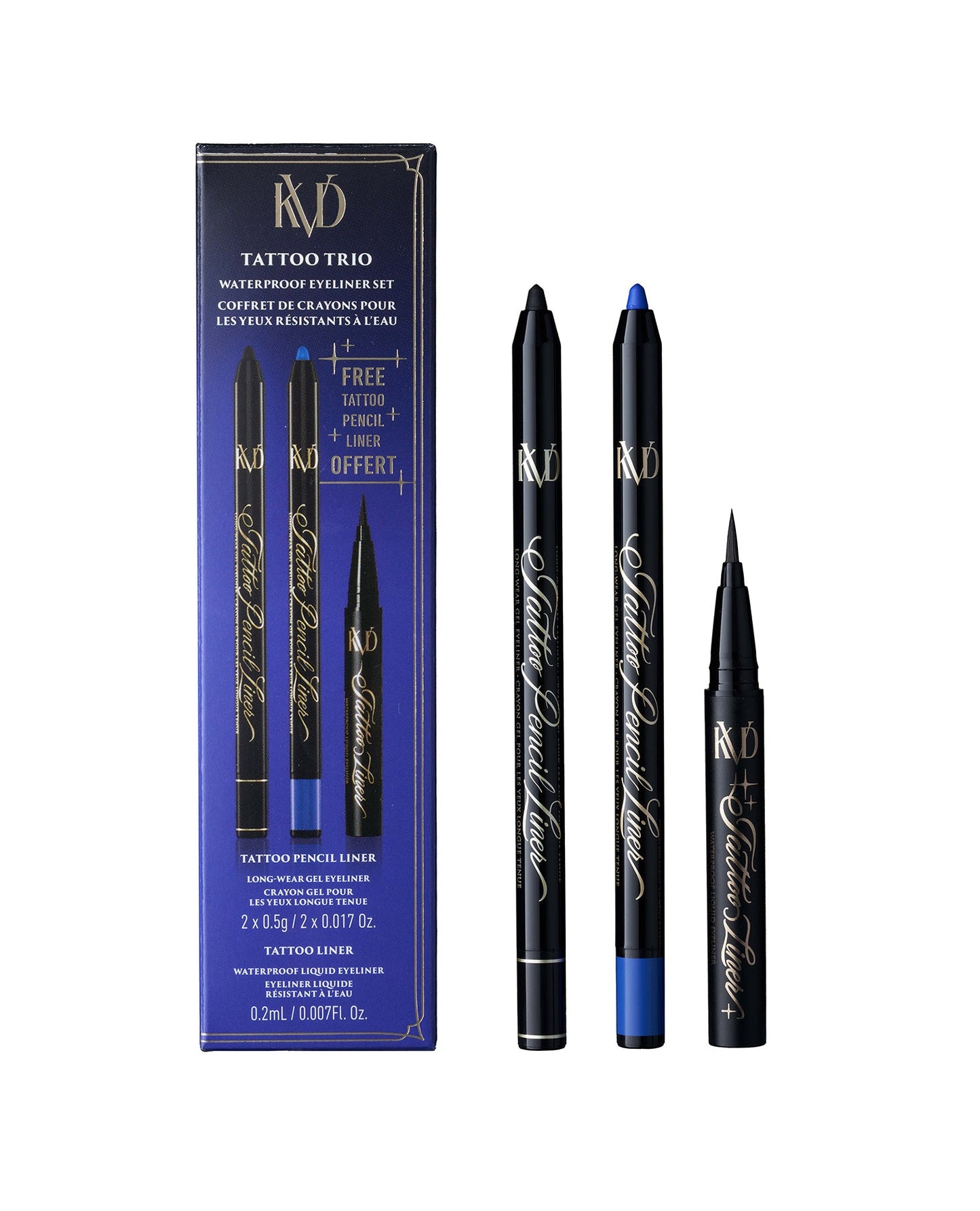 Tattoo Trio Waterproof Eyeliner Set