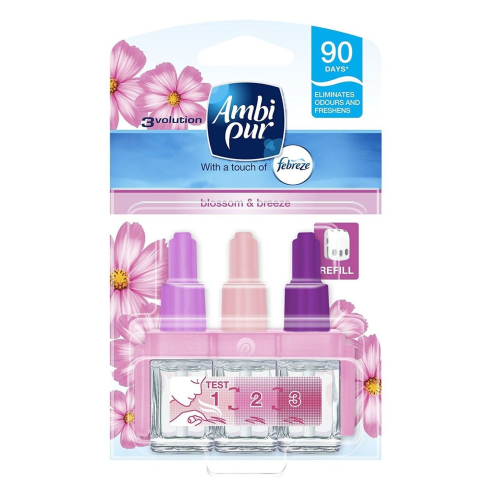 Ambi Pur 3Volution Plug-in Refill - Blossom & Breeze Scent Air Freshener - 20ml