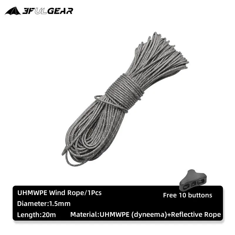 3F UL Reflective UHMWPE Cord