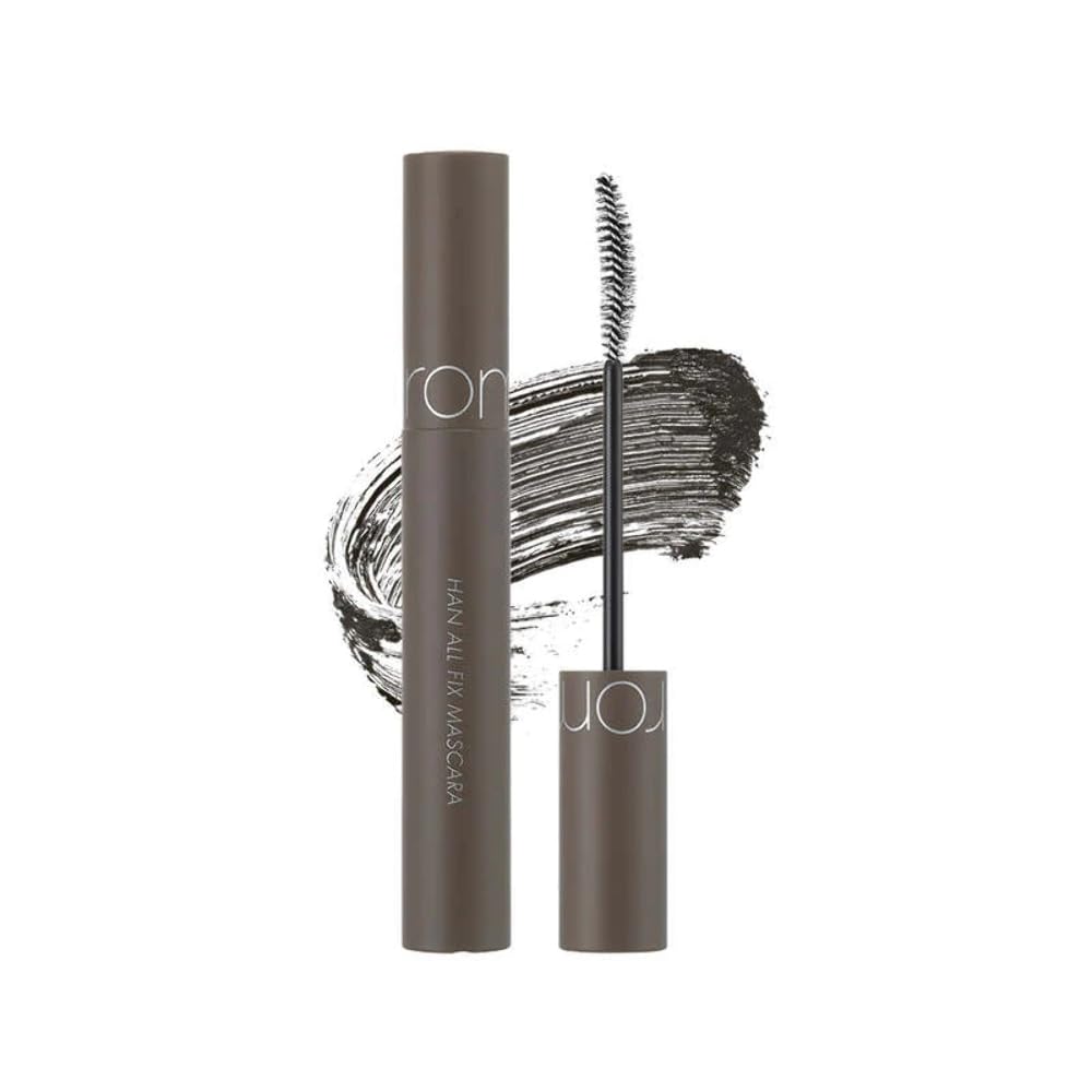 rom&nd HAN ALL FIX MASCARA 03 Long Hazel, Intense Length, Smudge-Proof, Clump-Free, Long-Lasting, Volumizing, Buildable & Lightweight, Instant Volume & Length, No Flaking, Daily Makeup, K-Cosmetics