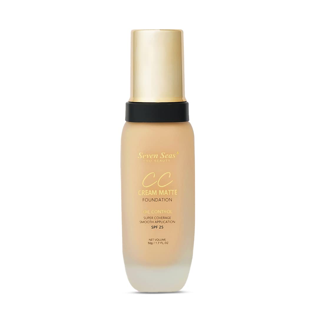 Seven Seas CC Cream Matte Foundation Natural - 50 gms