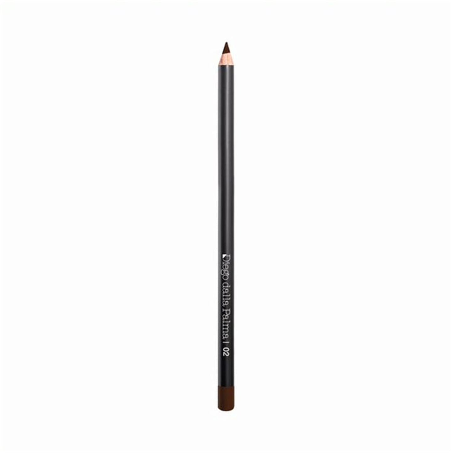 Diego dalla Palma Eye Pencil - Medium-Soft, Richly Pigmented - Smooth And Blendable Texture - Comfortable Use - Add A Final Touch To Makeup Look That Suits Every Occasion - 02 Dark Brown - 0.06 Oz