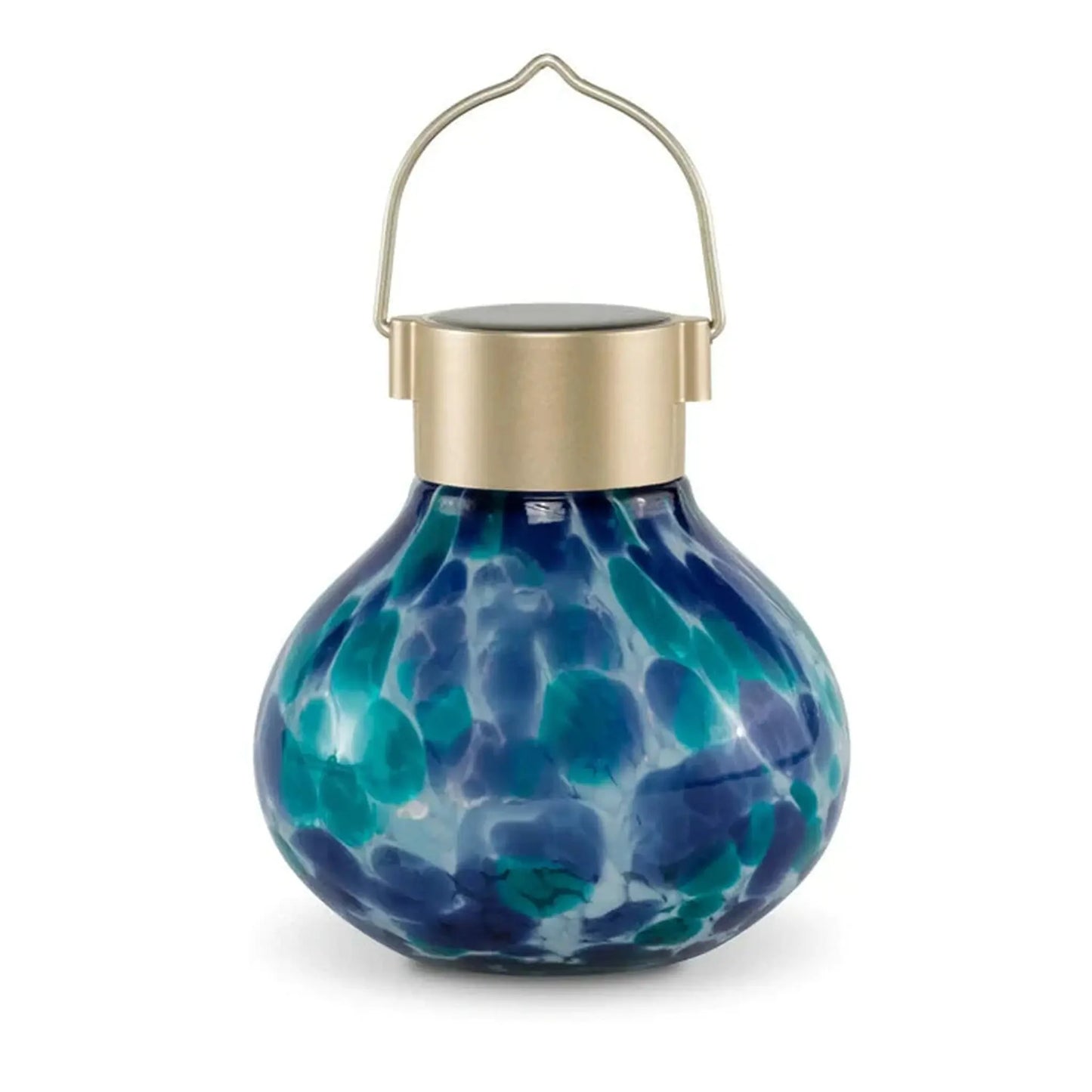 5" Handblown Glass Lantern