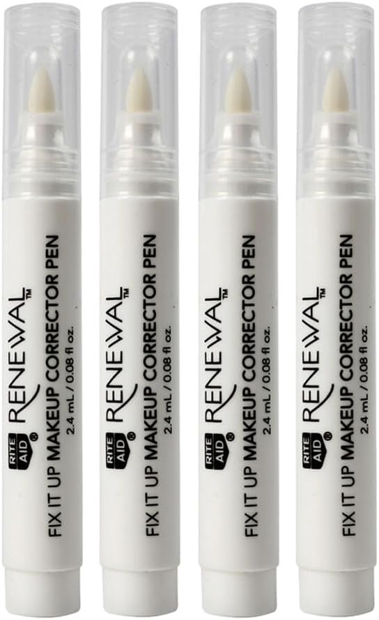 4 Pc Makeup Corrector Pen Eraser Remover Fix Eyeliner Smudges Beauty Cosmetics Fixing Mishaps Eyeshadow Wingtip Mascara Smears Eyeliner Flawless Touch Ups Lightweight Professional Compact