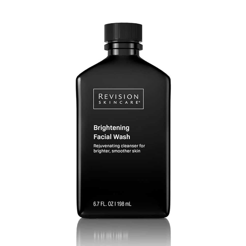Revision Skincare Brightening Facial Wash, Brightens skin with radiant-boosting Vitamin C, Exfoliates dead surface cells for softer, smoother skin, Combines with Vitamin E, 6.7 Fl Oz