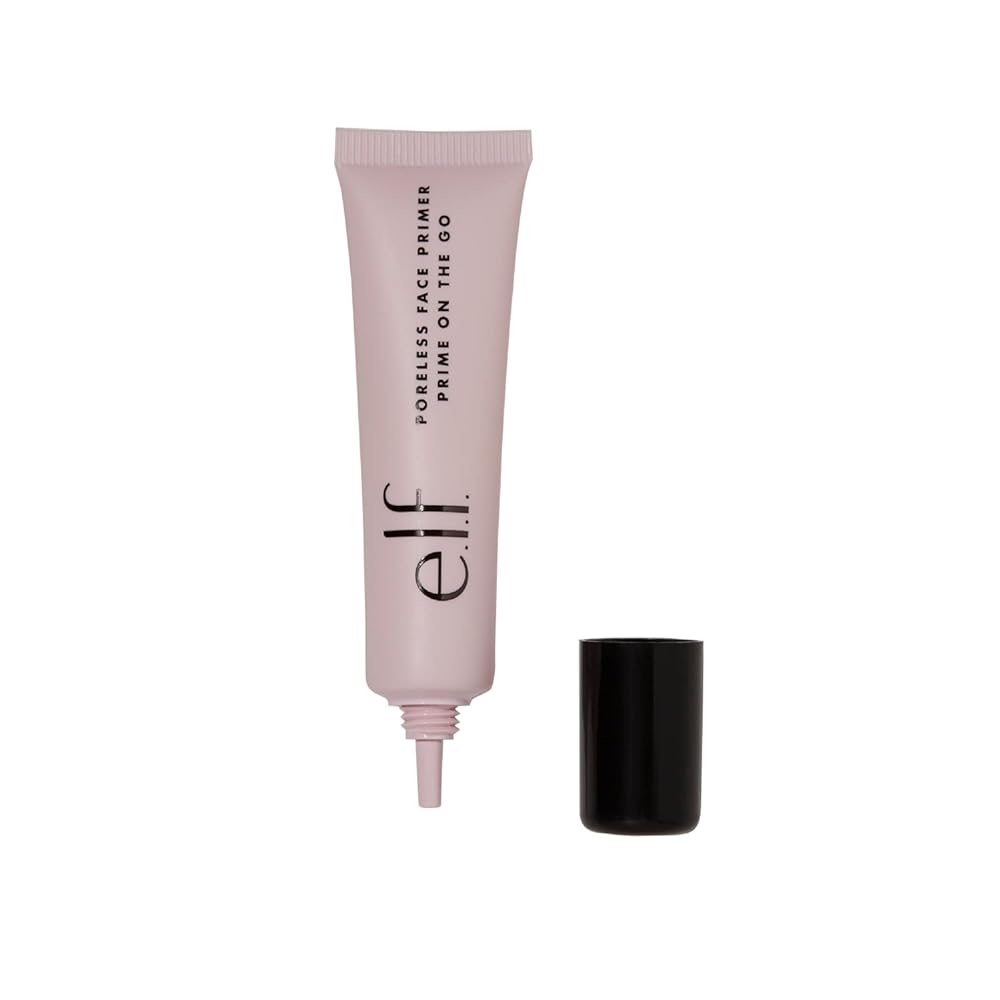 e.l.f. Poreless Face Primer, Skin-Perfecting & Lightweight, Long Lasting, Smooths & Preps to Create Flawless Base, Infused with Tea Tree and Vitamins A & E, 0.47 Fl Oz
