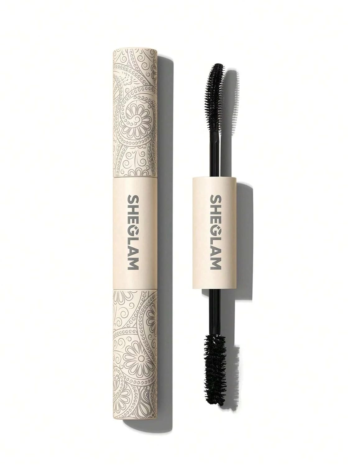 SHEGLAM 2 In 1 Black Volume and Length Washable Mascara Long Lasting Dual-Ended Tubing Eye Makeup