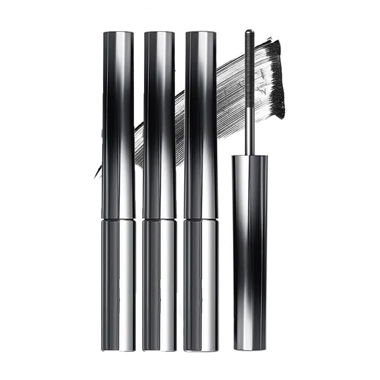 3Pcs Judy Mascara, Judy 3D Curling Eyelash Iron Mascara, Iron Brush Mascara,Washable Extra Slim Metal Mascara, Waterproof & Long-Lasting Mascara (Black)