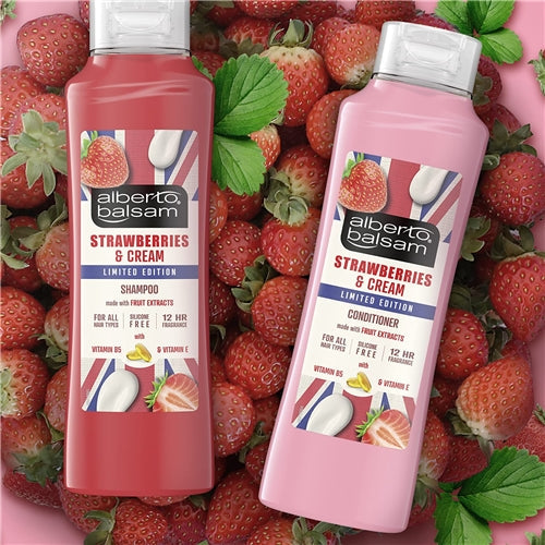 Alberto Balsam Strawberries & Cream With Vitamin B5 350ml