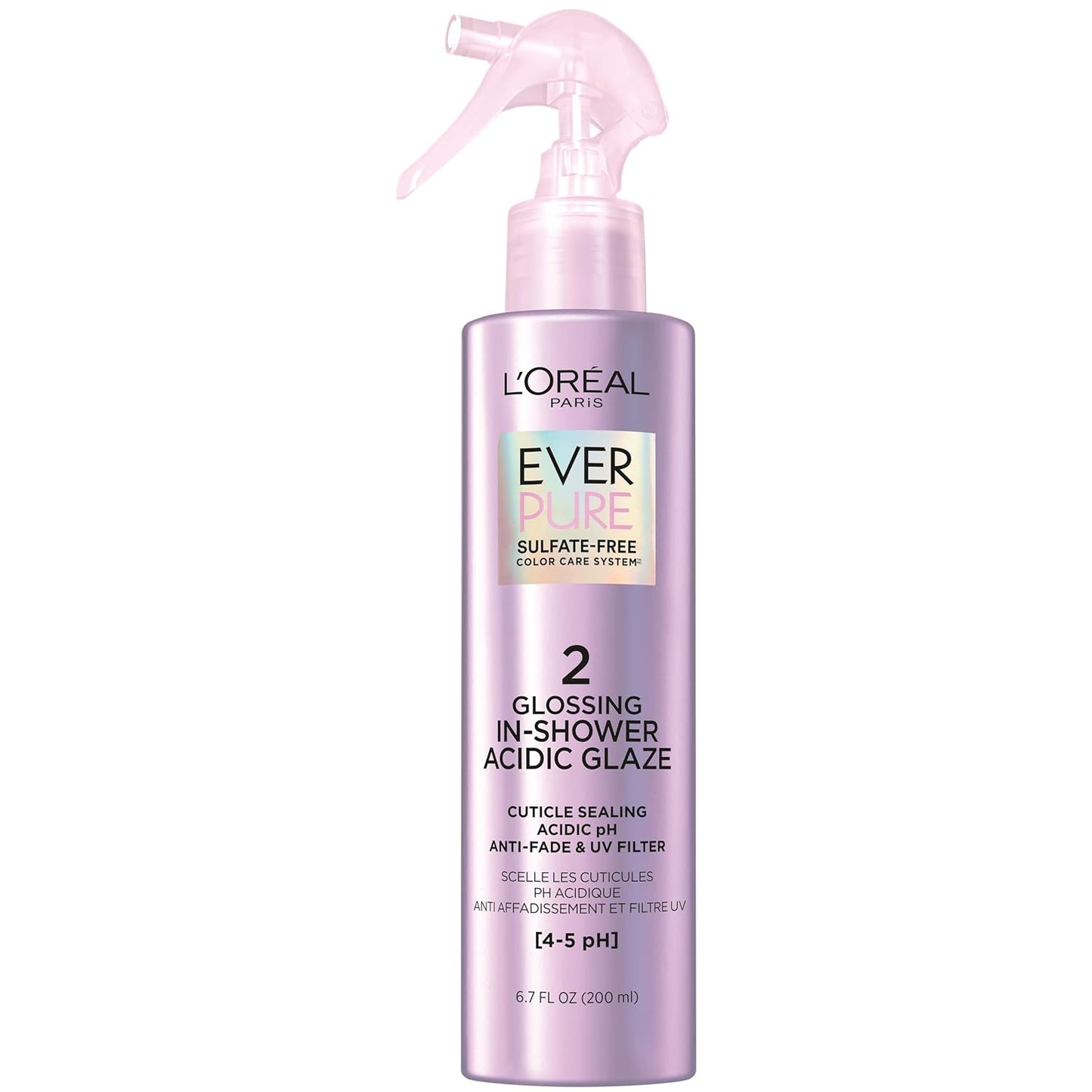LÕOrŽal Paris Glossing Glaze, Intensifies Hair's Shine, Sulfate Free, EverPure 6.7 fl oz