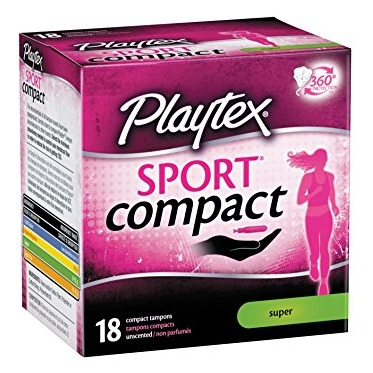 PLAYTEX SPORT COMPACT TAMPONS