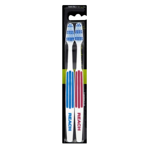 Listerine Reach Interdental Toothbrush Full Twin Pack Firm