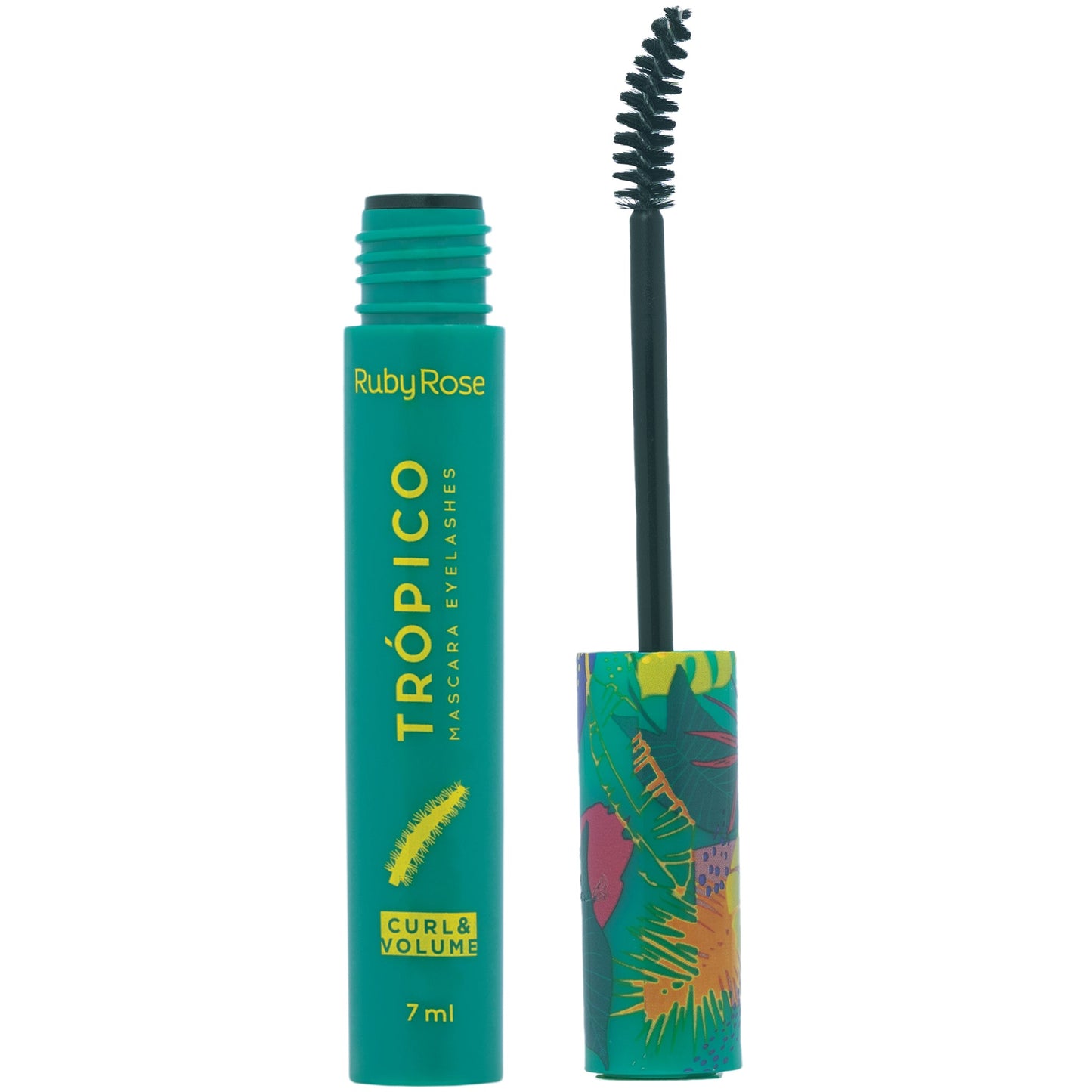 Máscara de Pestañas Trópico Rizo y Volumen Ruby Rose - Venta al por Mayor 36 Unidades (HB-8309-4)
