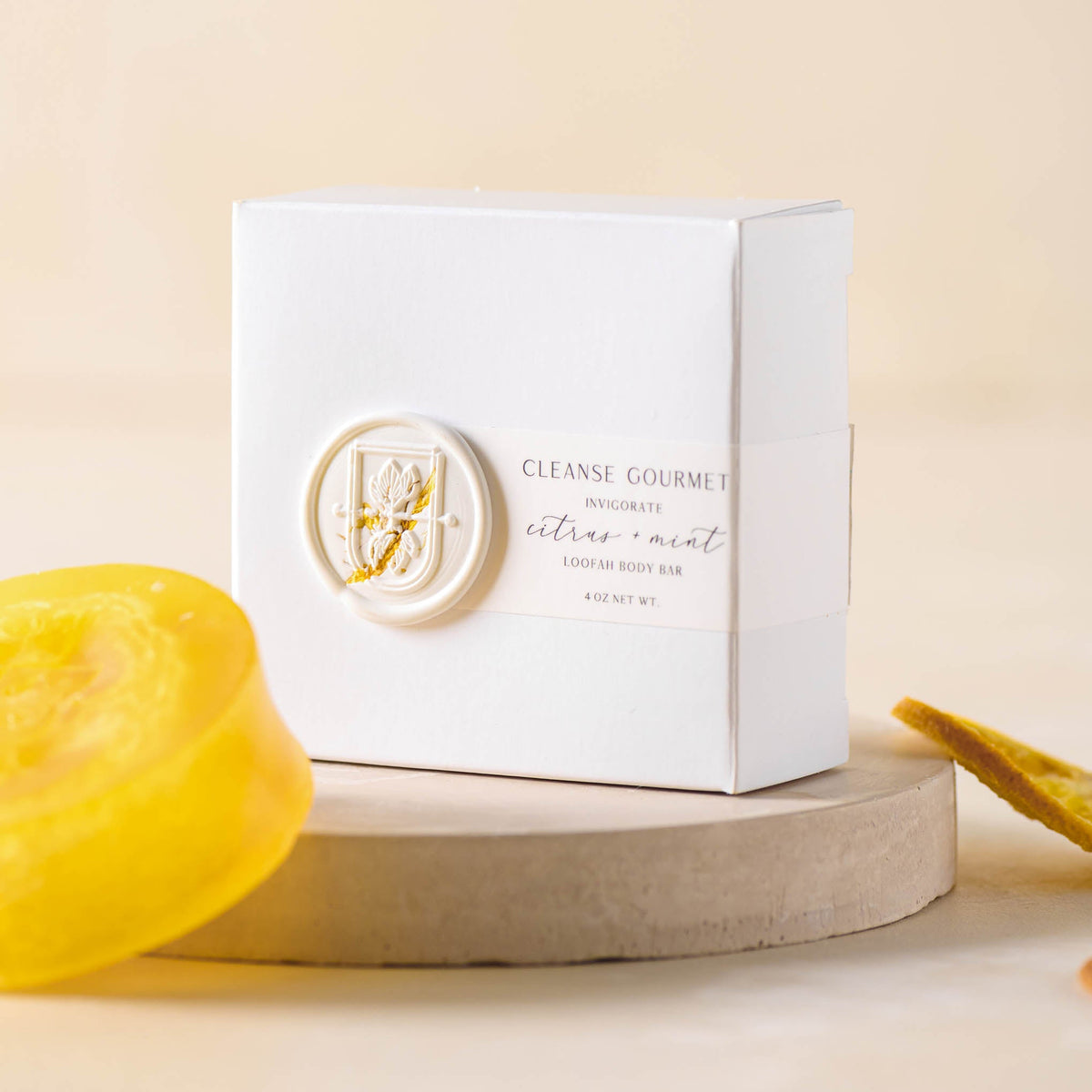 Invigorate Citrus + Mint Loofah Body Bar