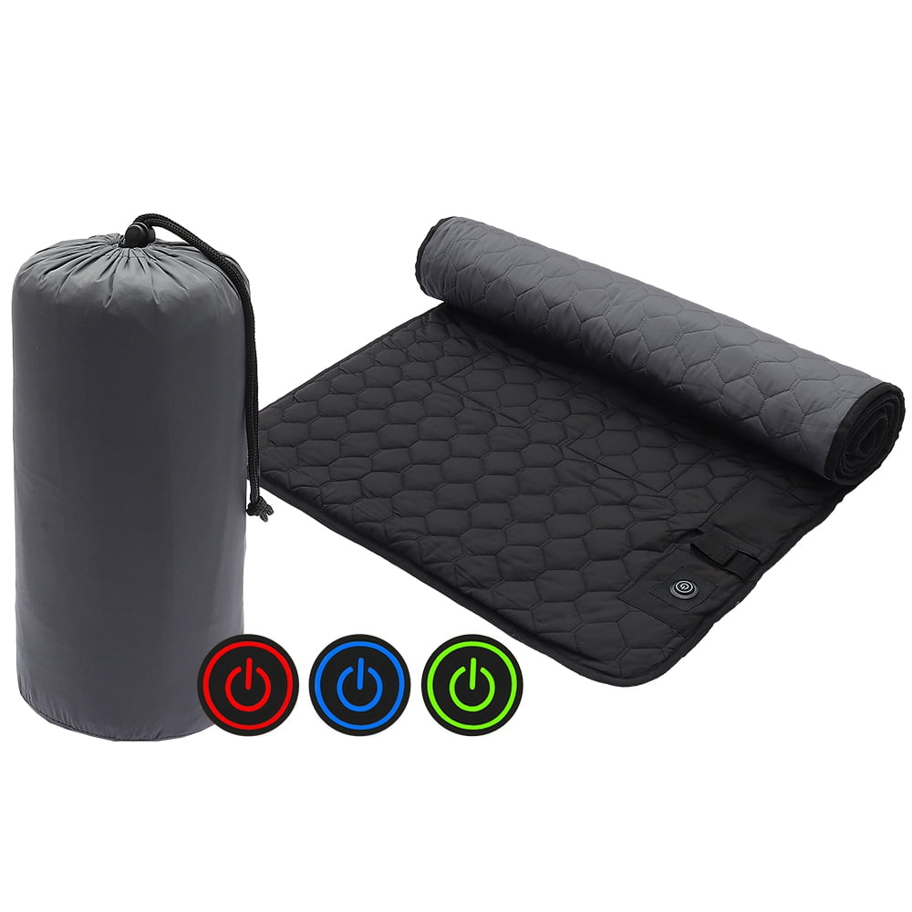 Lixada USB Heating Winter Mat Adjustable Temperature Warm Tent Sleeping Pad Foldable Mattress for Camping