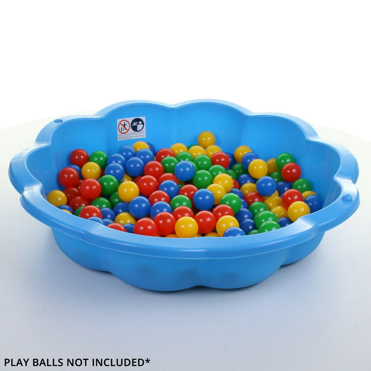 Kids Eco Recyclable Clamshell Sandpit | Ballpit and Paddling Pool | Outdoor Sand & Water Play | 12m+