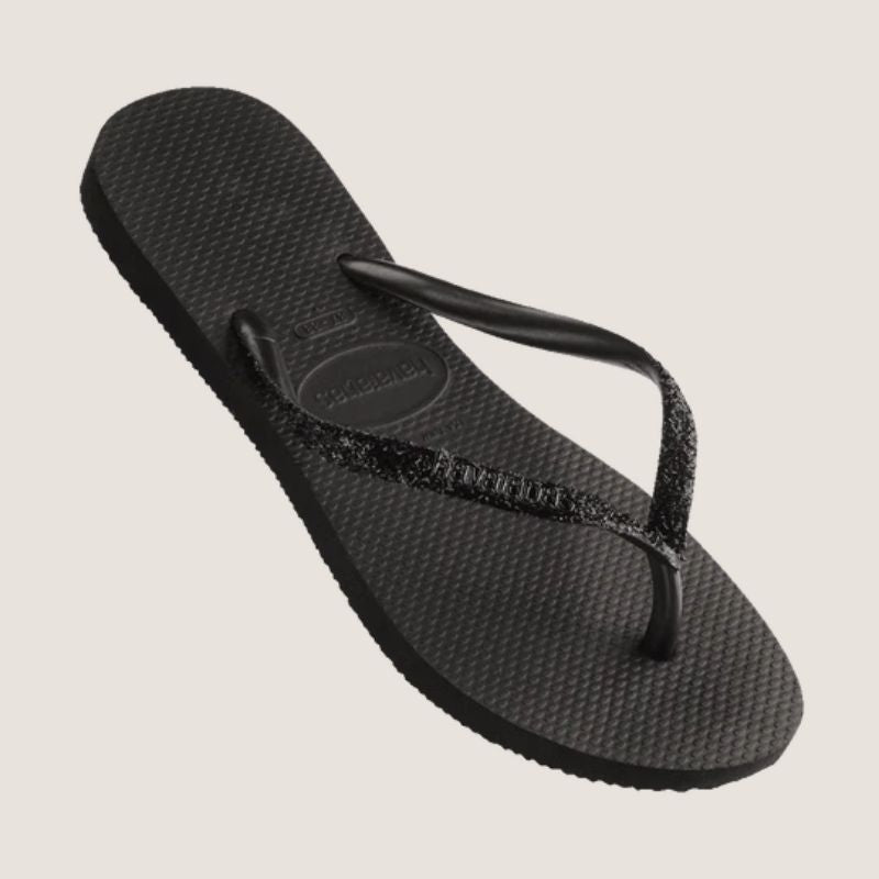 Havaianas Slim Metal Logo Glitter II Thong