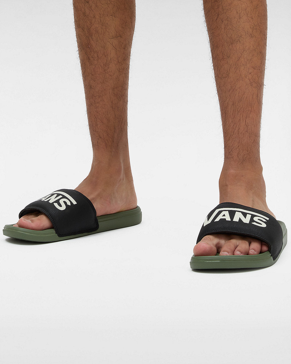VANS Unisex La Costa Slide - Black / Olivine