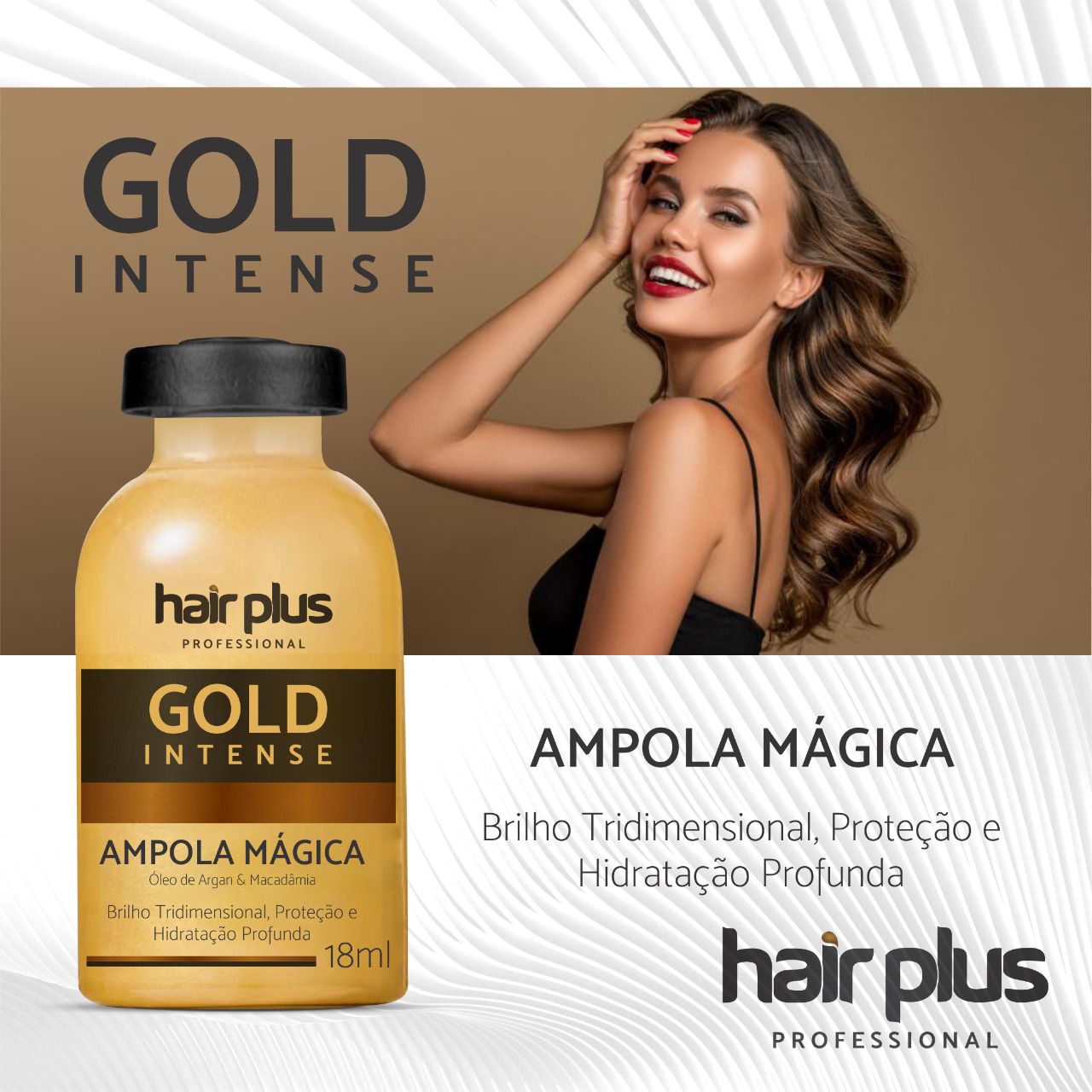 Hair Plus Gold Intense Ampola Mágica