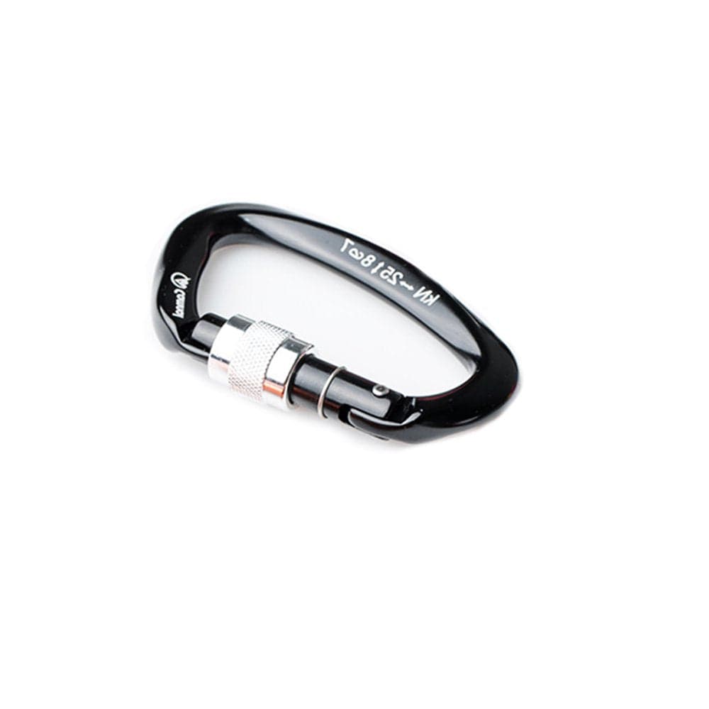 ABIDE Safety Carabiner Sturdy Climbing Equipment Locking Accessories D-Shaped Outdoor Sport Tool Protective Buckle for Body Protecting