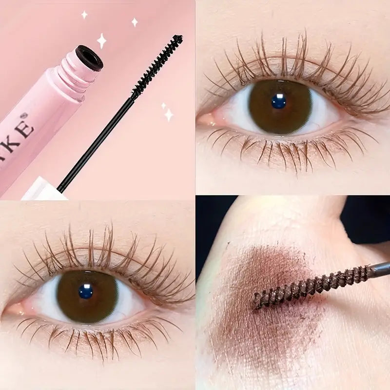 Waterproof Pink Tube Mascara: Long-lasting, Slender Lash Boost & Vegan Formula | Suitable for All Skin Types