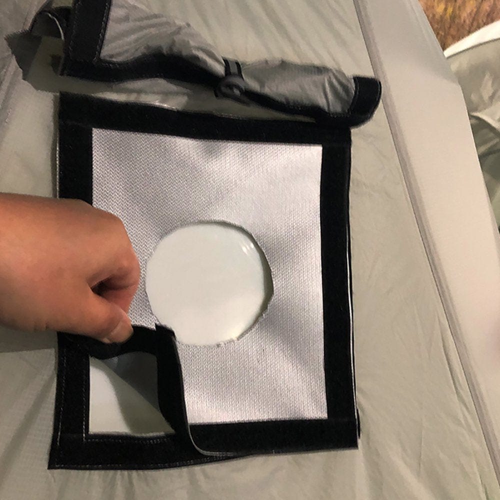 Hot Tent Stove Jack Tent Highly Flame-Retardant Firewood Stove Chimney Furnace Pipe Fireproof Anti-Scald Protection Ring Hot Tent Stove Jack