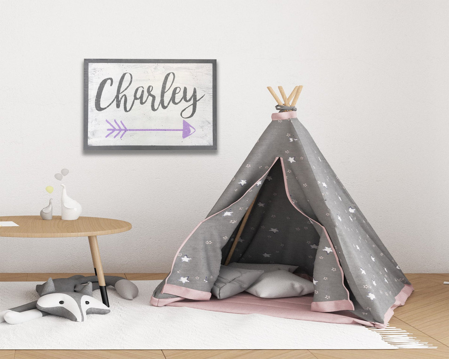 personalized name sign kids room wall decor nursery wall art