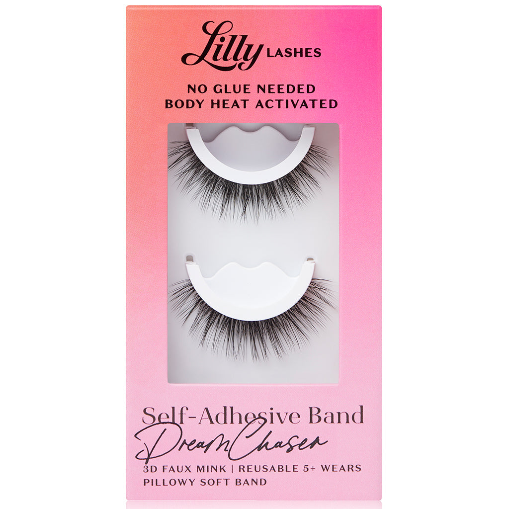 Lilly Lashes Self-Adhesive Band 3D Faux Mink Lashes - Dream Chaser