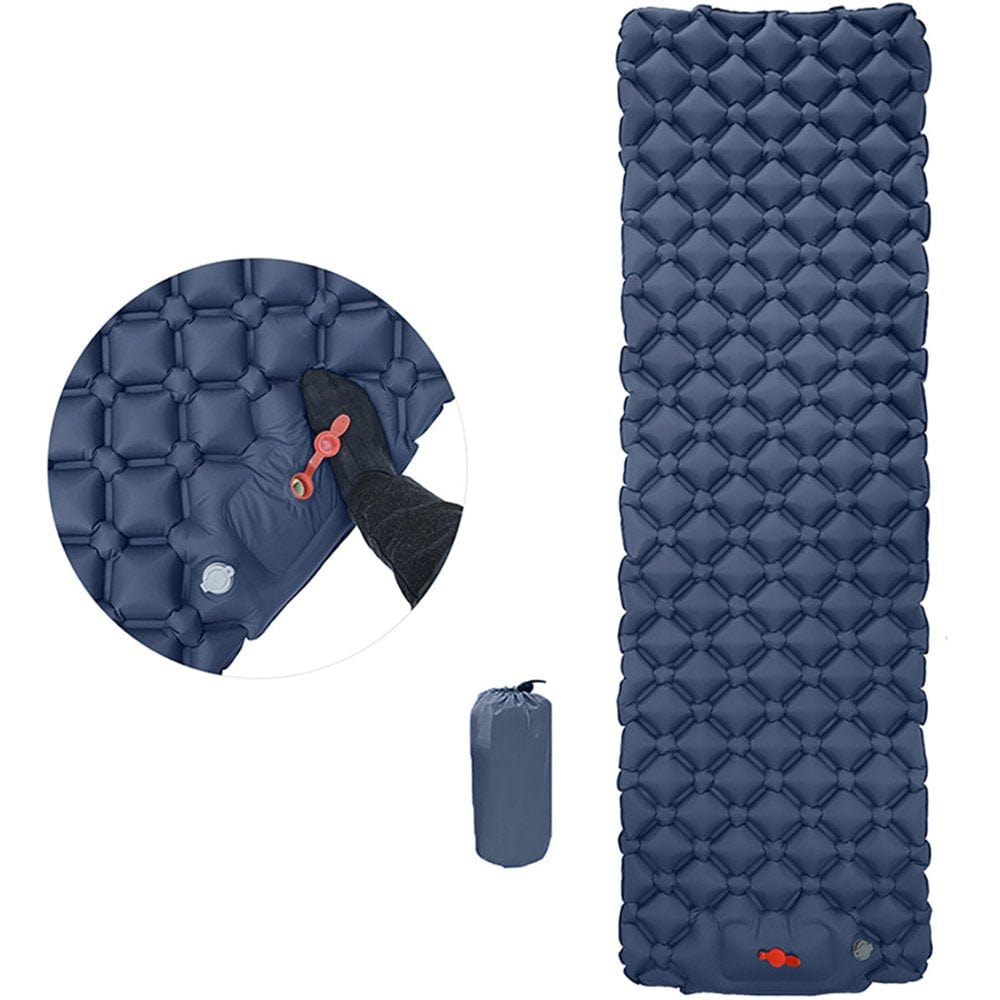 Lovehome Sleeping Pad Mat Inflatable Durable Camping Moistureproof Cushion Pillow Outdoor