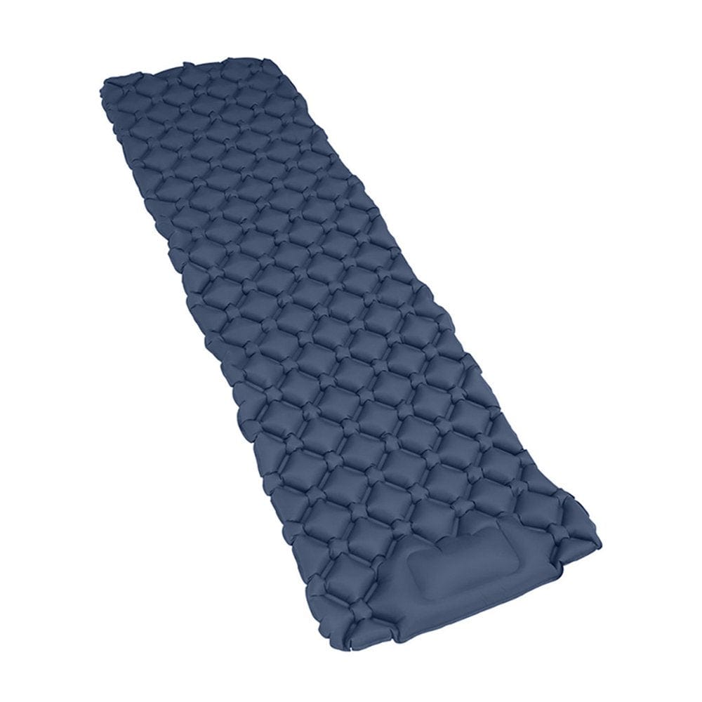 Sleeping Pad Mat Inflatable Durable Camping Moistureproof Cushion Pillow Outdoor