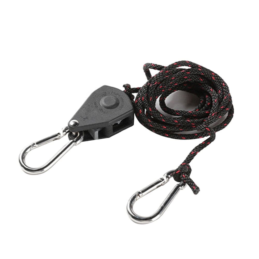 Techinal Tent Rope Lock Pulley Adjuster Fixed Buckle Rope Heavy Ratchet Pulley Wind Stopper Tie Downs Rope Hanger Camping Tool