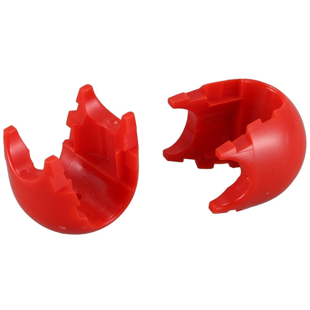 THEEN 10Pcs Climbing Rope Net Plastic Connector Net Buckle Climbing Accessories for Outdoor Amusement Swing Climbing Rope Parts Red