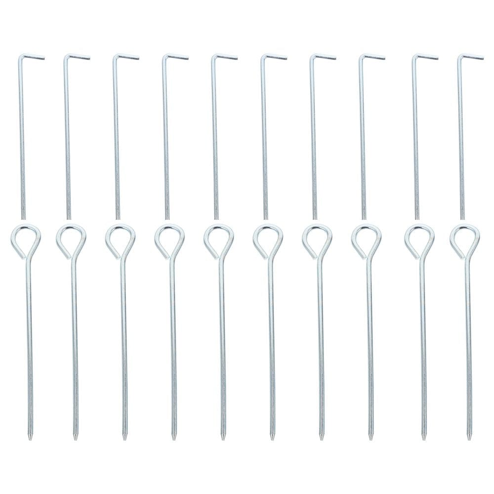 TINKSKY 20Pcs Iron Tent Pegs Anti-Rust Tent Nails Outdoor Tent Accessory Thicken Tent Nail