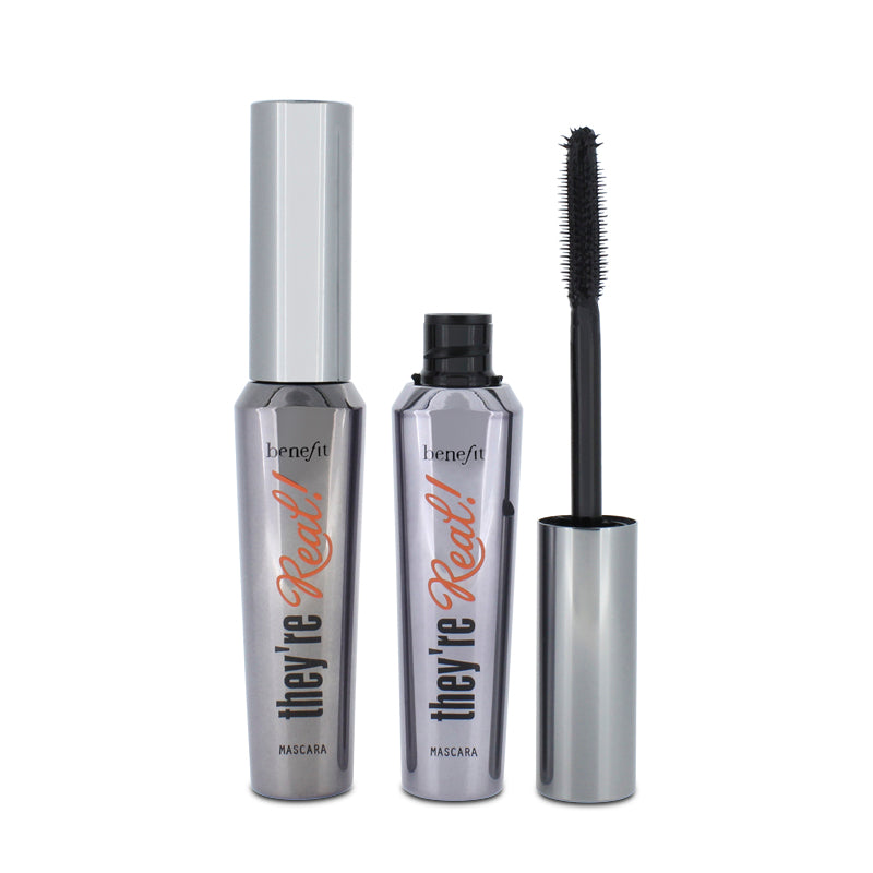 Benefit Lashes With Altitude! x 2 Mascara Set Jet Black (Blemished Box)