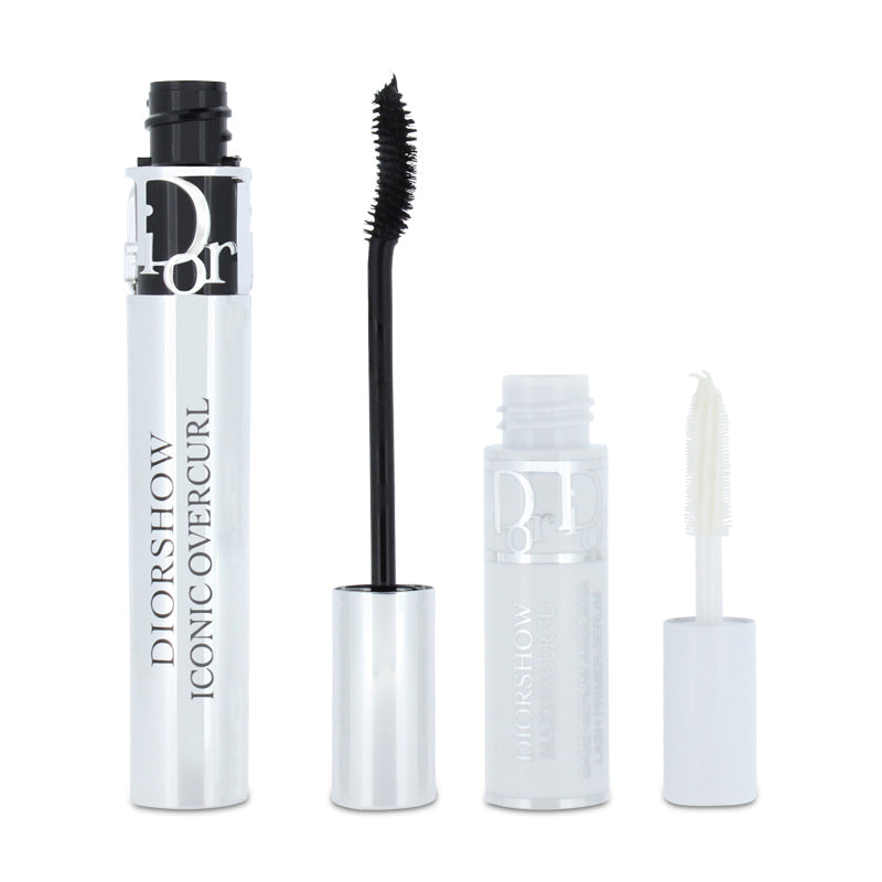 Dior Diorshow Iconic Overcurl Mascara 090 Black Eyelash Serum Primer Set