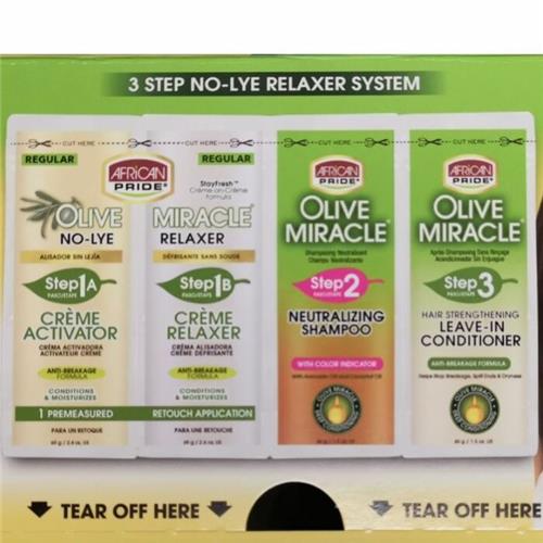 African Pride Hair Relaxer Single Packet