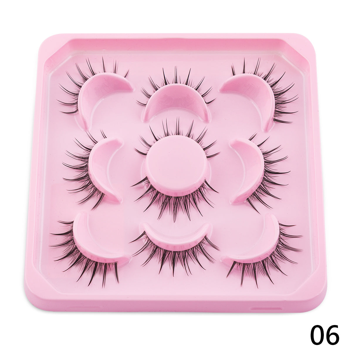 Natural 3D Faux Mink Lashes - Soft and Long-Lasting False Eyelashes with Transparent Roots