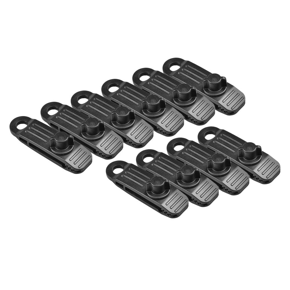 10 Pieces Durable Tarp Clips Awnings Canopy Tarpaulin Tent Snaps Clamps Camping Sunshade Car Cover Hangers Tighten Accessories -