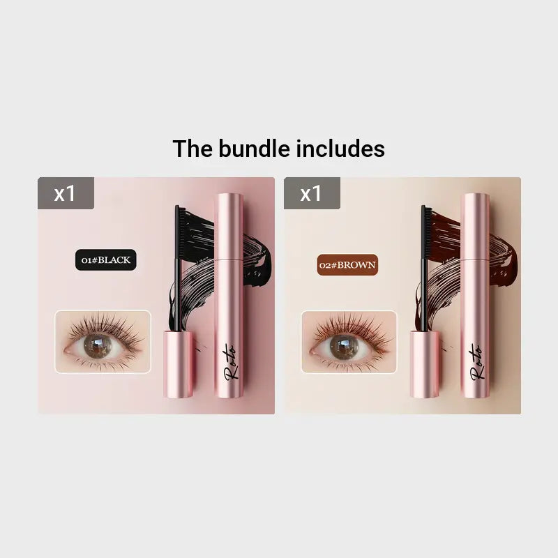 Waterproof Curling Mascara: Dramatically Boost Your Lashes with Easy Shaping, Smudge-Proof & Cruelty-Free Formula (Black)