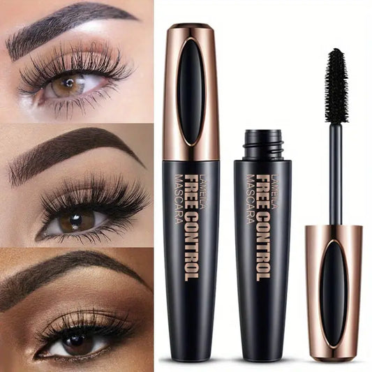 5D Silk Fiber Eyelash Effect Mascara Waterproof Thick Eyelash Extension Makeup Tool Curling Mascara