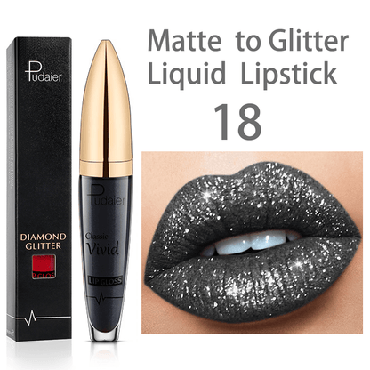 18 Colors Diamond Shimmer Glitter Lip Gloss