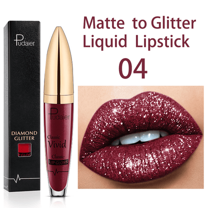 18 Colors Diamond Shimmer Glitter Lip Gloss
