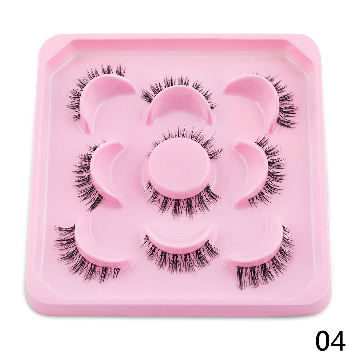 Natural 3D Faux Mink Lashes - Soft and Long-Lasting False Eyelashes with Transparent Roots