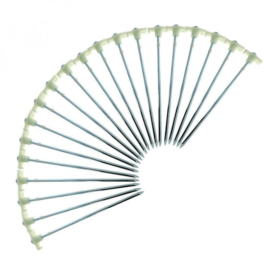 20 Pack ASR Outdoor Glow in the Dark Heavy Duty Universal Twisted Metal PVC Camping Gear Canopy Tent Stakes Tent Pegs