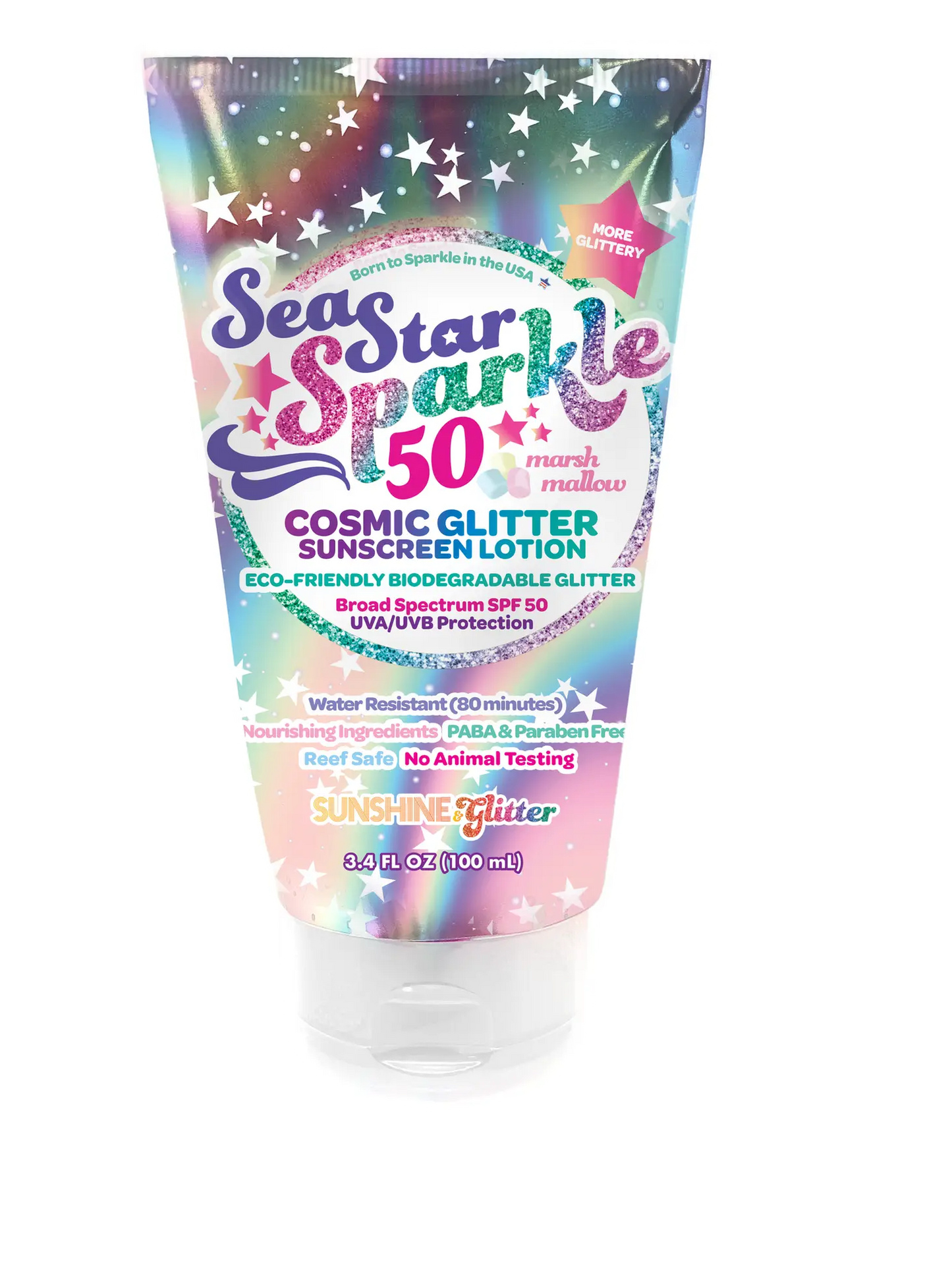 Sunshine & Glitter SPF 50 Glitter Sunscreen