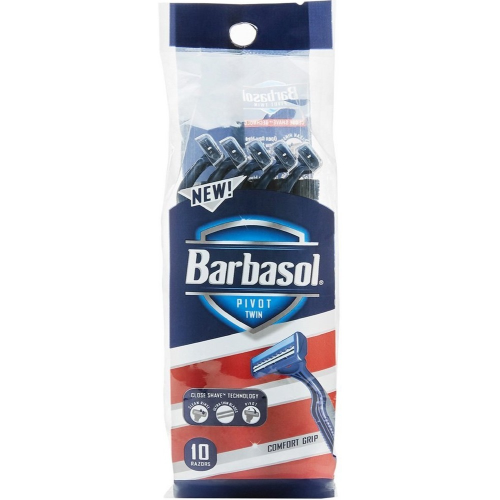 Barbasol Pivot Twin Premium Disposable Razor 10 ea