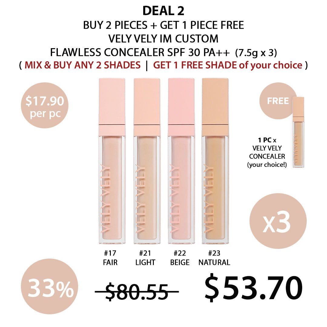 [VELY VELY] Im Custom Flawless Concealer SPF 30 PA++ 7.5g