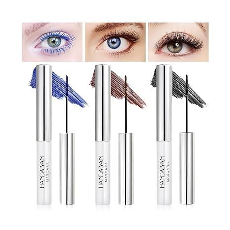 Tubing Mascara Volume And Length, Long-Lasting & Waterproof Colored Mascara for Women Eye Makeup, Fast Dry Curling Lengthening Cruelty Free, (Dark Brown)